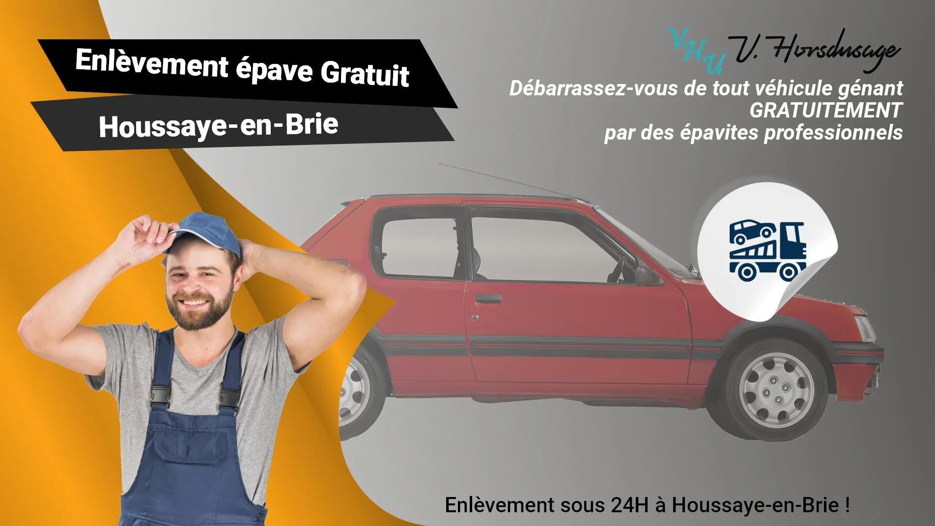Pour un enlèvement gratuit à Houssaye-en-Brie, contactez nos épavistes agréé VHU