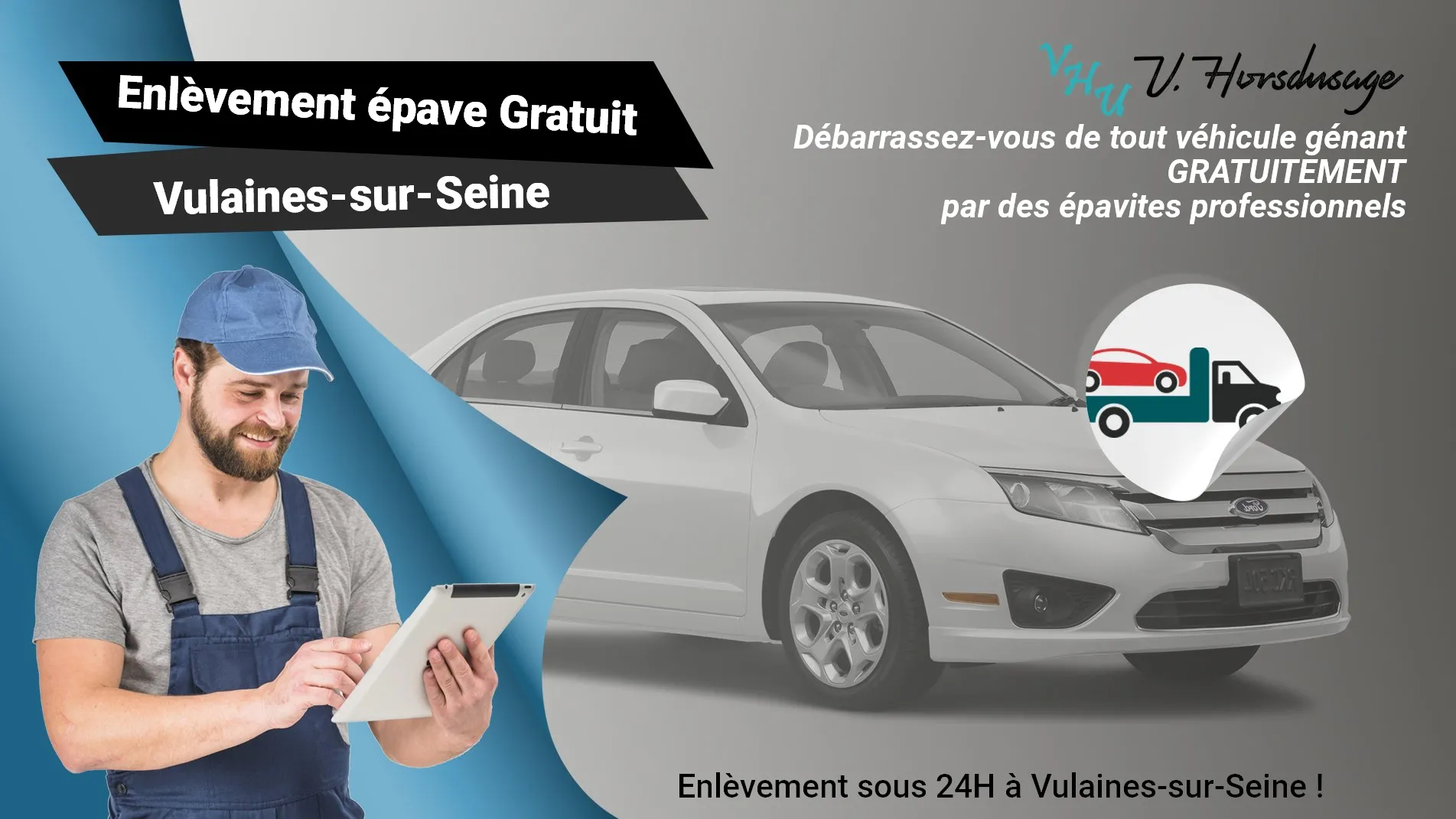 Pour un enlèvement gratuit à Vulaines-sur-Seine, contactez nos épavistes agréé VHU